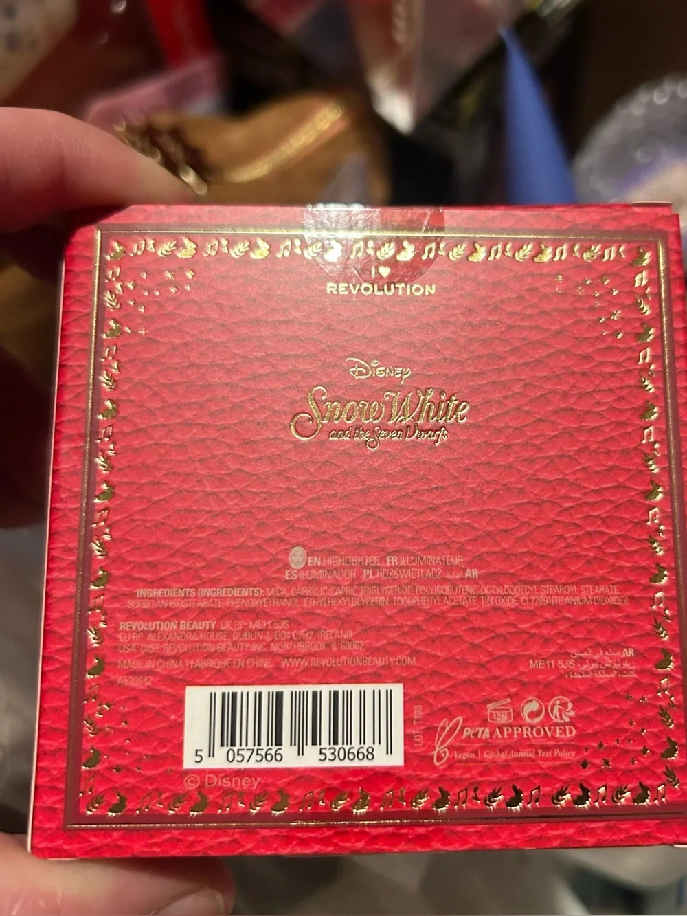 I ❤️ Revolution x Disney Storybook Highlighter Palette - Snow White